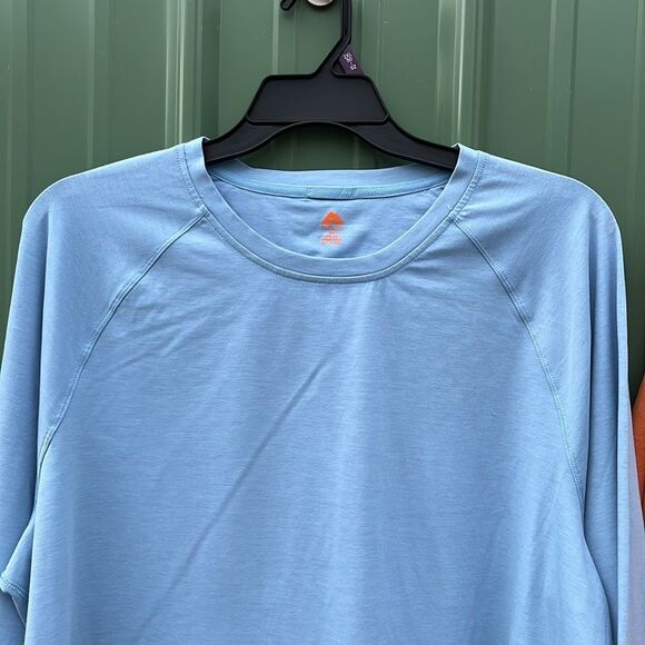 Men's Merino Wool Blend Long Sleeve T-Shirts With UPF50+ 2-Pack Size 2XL - Picture 2 of 10